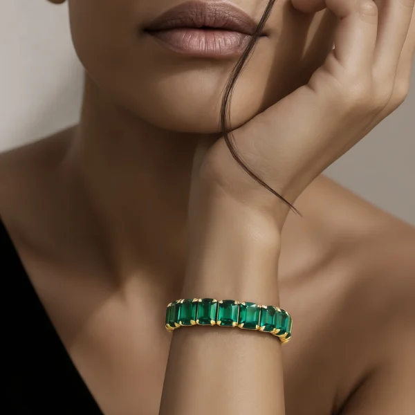 Anti-Tarnish Crystals Bracelet (Adjustable Size)