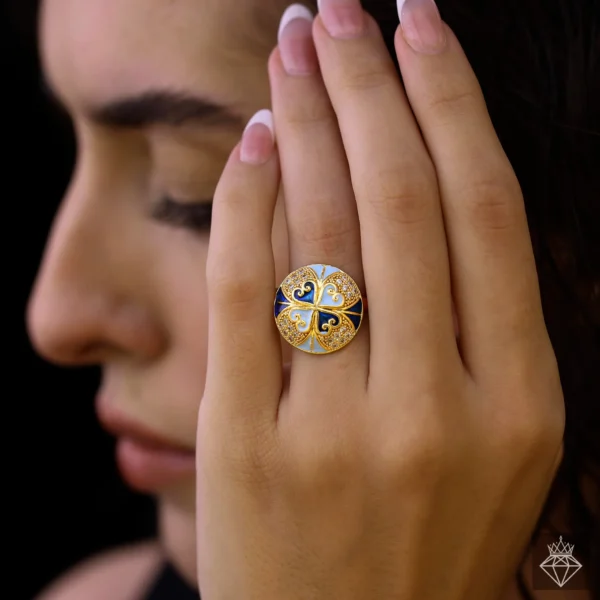 Multicoloured Princess Ring (Anti-Tarnish | Adjustable Size)