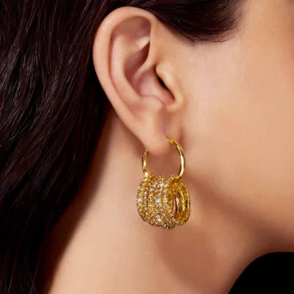Anti-Tarnish Versatile Multilayer Crystal Hoops – DIY Edition