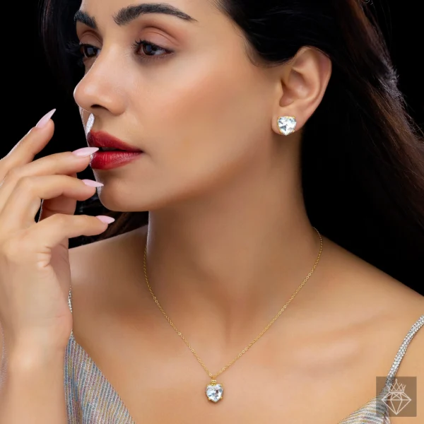 Heart of Glow Anti-Tarnish Solitaire Set