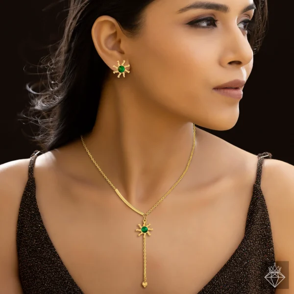 Golden Glow Anti-Tarnish Necklace Set